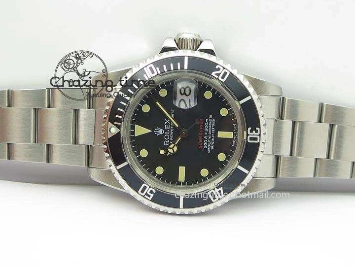 (Superlumed 200m Dial Hands) And black Best 1680 Edition Submariner 660ft A2836 Vintage 0215